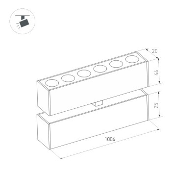 Светильник MAG-DOTS-FOLD-25-S1004-30W Day4000 034233