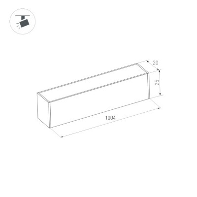 Светильник MAG-FLAT-25-L1000-30W Day4000 034214