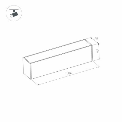 Светильник MAG-FLAT-45-L1005-30W Day4000 026963