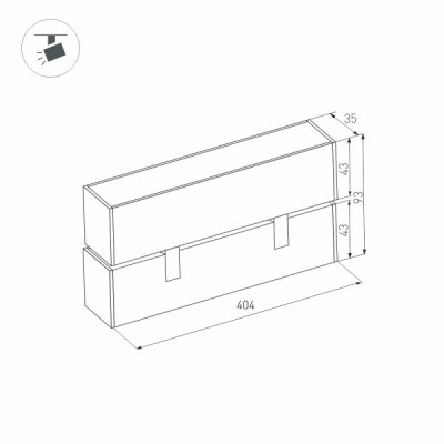 Светильник MAG-FLAT-FOLD-45-S405-12W Day4000 026990