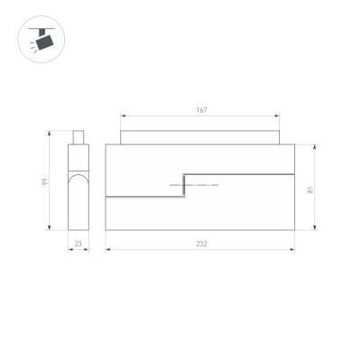 Светильник MAG-ORIENT-FLAT-FOLD-S230-12W Day4000 034661(1)