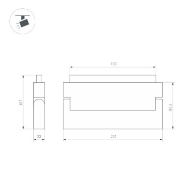 Светильник MAG-ORIENT-FLAT-FOLD-S230-12W Day4000 034661