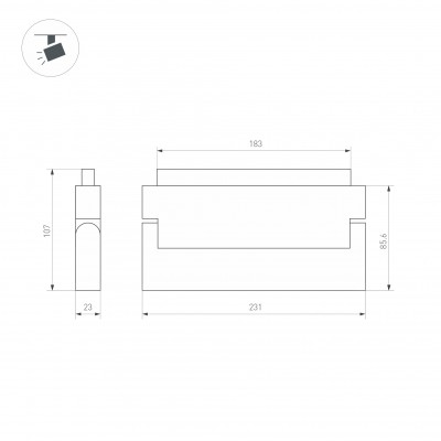 Светильник MAG-ORIENT-FLAT-FOLD-S230-12W Day4000 035856(1)