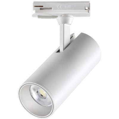 Однофазный двужильный светодиодный трековый светильник Novotech 359155 SELENE 3000К 2300Лм CRI90+ 45° 24Вт