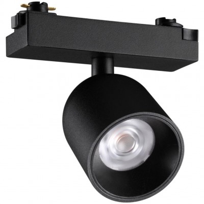 359803 Черный светодиодный однофазный двужильный трековый светильник 10Вт 882Лм 3000К 32° CRI≥90 180-265V IP20 Novotech SOLETTE 359803 Черный светодиодный однофазный двужильный трековый светильник 10Вт 882Лм 3000К 32° CRI≥90 180-265V IP20 Novotech SOLETTE