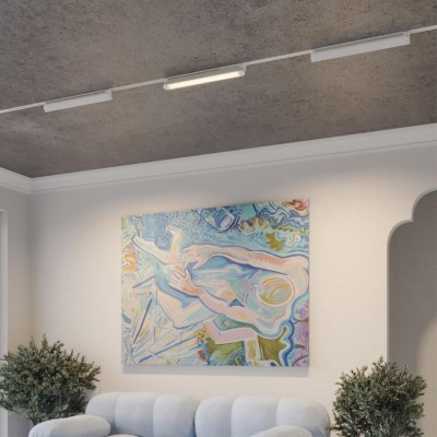 Novotech ITER 359798 Белый линейный поворотный однофазный трехжильный трековый светильник 46см, с CCT переключением цветовой температуры LED 24Вт 2032Лм 1 Novotech ITER 359798 Белый линейный поворотный однофазный трехжильный трековый светильник 46см, с CCT переключением цветовой температуры LED 24Вт 2032Лм 1