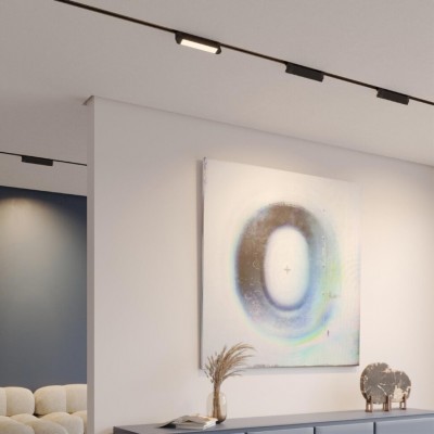 Novotech ITER 359795 Черный линейный поворотный однофазный трехжильный трековый светильник 26см, с CCT переключением цветовой температуры LED 12Вт 921Лм Novotech ITER 359795 Черный линейный поворотный однофазный трехжильный трековый светильник 26см, с CCT переключением цветовой температуры LED 12Вт 921Лм