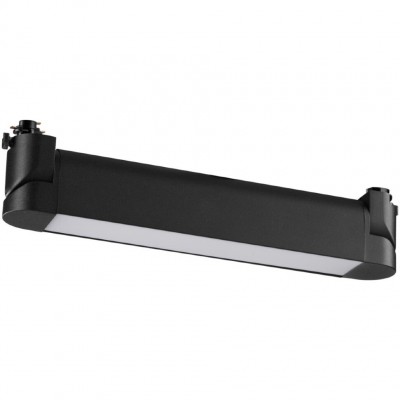 Novotech ITER 359795 Черный линейный поворотный однофазный трехжильный трековый светильник 26см, с CCT переключением цветовой температуры LED 12Вт 921Лм Novotech ITER 359795 Черный линейный поворотный однофазный трехжильный трековый светильник 26см, с CCT переключением цветовой температуры LED 12Вт 921Лм