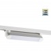 Novotech ITER 359797 Белый линейный поворотный однофазный трехжильный трековый светильник 26см, с CCT переключением цветовой температуры LED 12Вт 921Лм 11