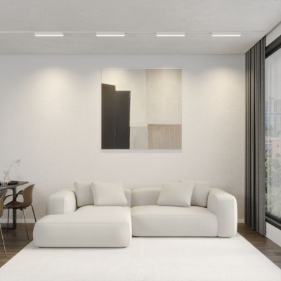 Novotech ITER 359786 Белый линейный однофазный двухжильный трековый светильник, 40см, с CCT переключением цветовой температуры, LED 24Вт 1294Лм CRI≥90 108° 2700- Novotech ITER 359786 Белый линейный однофазный двухжильный трековый светильник, 40см, с CCT переключением цветовой температуры, LED 24Вт 1294Лм CRI≥90 108° 2700-