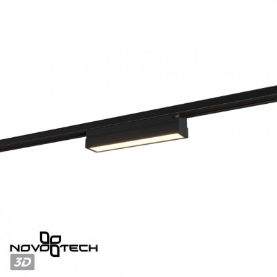 Novotech ITER 359783 Черный линейный однофазный двухжильный трековый светильник, 20см, с CCT переключением цветовой температуры, LED 12Вт 697Лм CRI≥90 108° 2700 Novotech ITER 359783 Черный линейный однофазный двухжильный трековый светильник, 20см, с CCT переключением цветовой температуры, LED 12Вт 697Лм CRI≥90 108° 2700