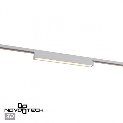 Novotech ITER 359790 Белый линейный однофазный трехжильный трековый светильник, 40см, с CCT переключением цветовой температуры, LED 24Вт 1294Лм CRI≥90 108° 2700- Novotech ITER 359790 Белый линейный однофазный трехжильный трековый светильник, 40см, с CCT переключением цветовой температуры, LED 24Вт 1294Лм CRI≥90 108° 2700-