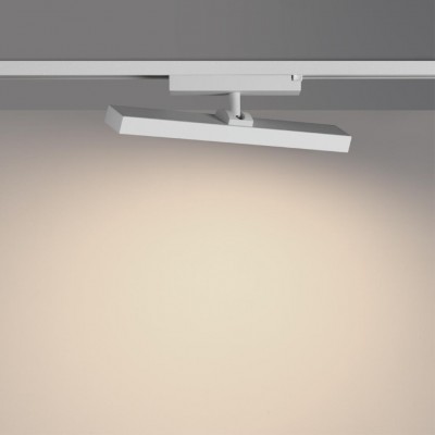 Novotech STRATUS 359775 Белый однофазный двужильный трековый светодиодный светильник, линейный 30см, поворотный, CCT перекл. цветовой температуры, LED 18В