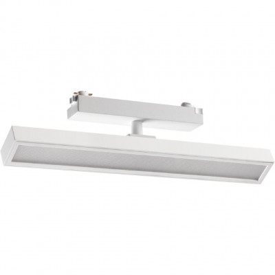 Novotech STRATUS 359775 Белый однофазный двужильный трековый светодиодный светильник, линейный 30см, поворотный, CCT перекл. цветовой температуры, LED 18В