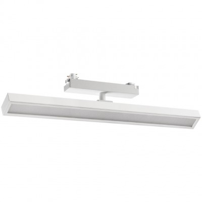 Novotech STRATUS 359782 Белый однофазный трехжильный трековый светодиодный светильник, линейный 40см, поворотный, CCT перекл. цветовой температуры, LED 24