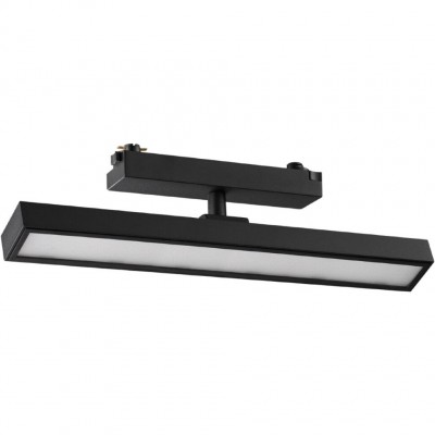 Novotech STRATUS 359772 Черный однофазный двужильный трековый светодиодный светильник, линейный 30см, поворотный, CCT перекл. цветовой температуры, LED 18
