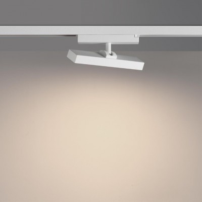Novotech STRATUS 359780 Белый однофазный трехжильный трековый светодиодный светильник, линейный 20см, поворотный, CCT перекл. цветовой температуры, LED 12