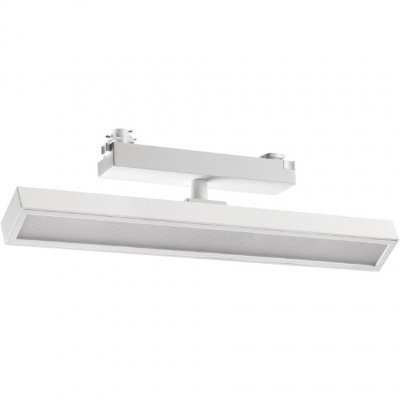 Novotech STRATUS 359781 Белый однофазный трехжильный трековый светодиодный светильник, линейный 30см, поворотный, CCT перекл. цветовой температуры, LED 18