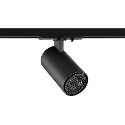 Novotech SELENE 359909 Трековый однофазный двухжильный LED-светильник в стиле минимализм, 15Вт, 722Лм, 3000К, угол 36°, CRI90, UGR19, 220В, IP20, черный алюминий, поворо Novotech SELENE 359909 Трековый однофазный двухжильный LED-светильник в стиле минимализм, 15Вт, 722Лм, 3000К, угол 36°, CRI90, UGR19, 220В, IP20, черный алюминий, поворо