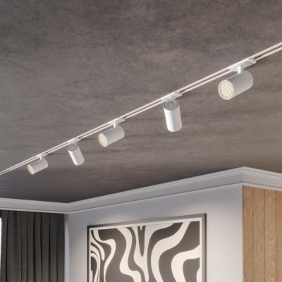 Novotech SELENE 359904 Современный трековый поворотный LED-светильник-спот направленного света для однофазной трехжильной системы EXPERT, 10Вт, 491Лм, 3000К, 