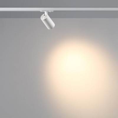 Novotech SELENE 359904 Современный трековый поворотный LED-светильник-спот направленного света для однофазной трехжильной системы EXPERT, 10Вт, 491Лм, 3000К, 
