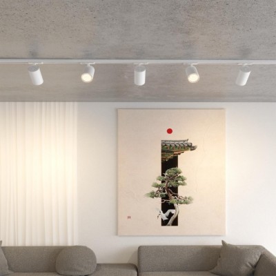Novotech SELENE 359918 Современный трековый поворотный LED-светильник-спот направленного света для однофазной двухжильной системы BASE, 20Вт, 1400Лм, 4000К, 