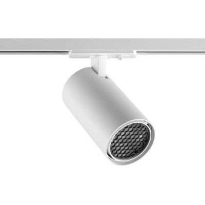 Novotech SELENE 359918 Современный трековый поворотный LED-светильник-спот направленного света для однофазной двухжильной системы BASE, 20Вт, 1400Лм, 4000К, 