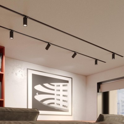 Novotech SELENE 359907 Современный трековый поворотный LED-светильник-спот направленного света для однофазной трехжильной системы EXPERT, 10Вт, 610Лм, 4000К, 