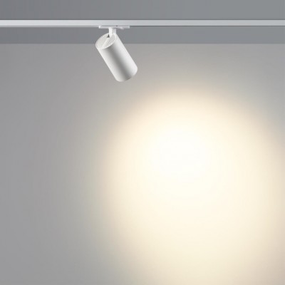 Novotech SELENE 359916 Современный трековый поворотный LED-светильник-спот направленного света для однофазной двухжильной системы BASE, 20Вт, 1264Лм, 3000К, 