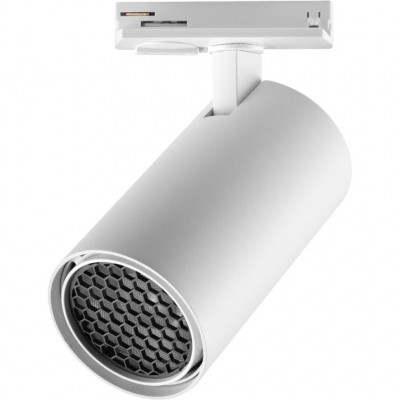 Novotech SELENE 359916 Современный трековый поворотный LED-светильник-спот направленного света для однофазной двухжильной системы BASE, 20Вт, 1264Лм, 3000К, 