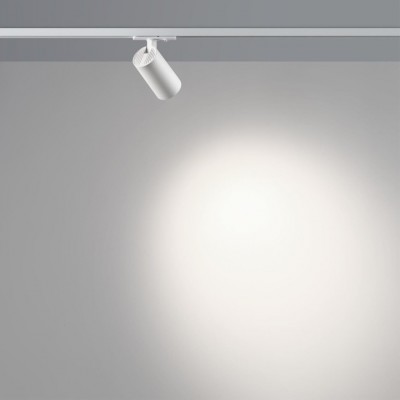 Novotech SELENE 359910 Современный трековый поворотный LED-светильник-спот направленного света для однофазной двухжильной системы BASE, 15Вт, 842Лм, 4000К, у
