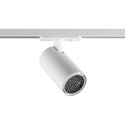 Novotech SELENE 359910 Современный трековый поворотный LED-светильник-спот направленного света для однофазной двухжильной системы BASE, 15Вт, 842Лм, 4000К, у