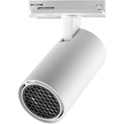 Novotech SELENE 359910 Современный трековый поворотный LED-светильник-спот направленного света для однофазной двухжильной системы BASE, 15Вт, 842Лм, 4000К, у