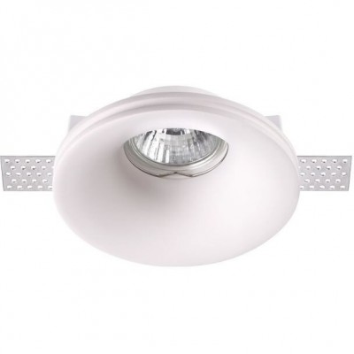 Гипсовый светильник под покраску Novotech 370484 YESO под лампу 1xGU10 50W