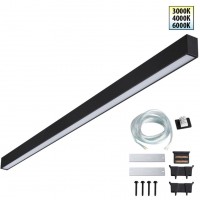 Светильник линейный Novotech светодиод. с переключ. цв. температуры IP20 LED 40W 220-240V 3000К\4000К\6000К FATTO 359605