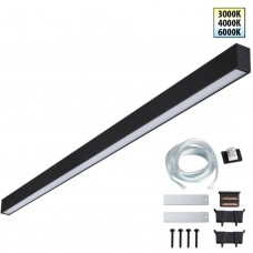 Светильник линейный Novotech светодиод. с переключ. цв. температуры IP20 LED 40W 220-240V 3000К\4000К\6000К FATTO 359605
