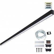 Светильник линейный Novotech светодиод. с переключ. цв. температуры IP20 LED 60W 220-240V 3000К\4000К\6000К FATTO 359607