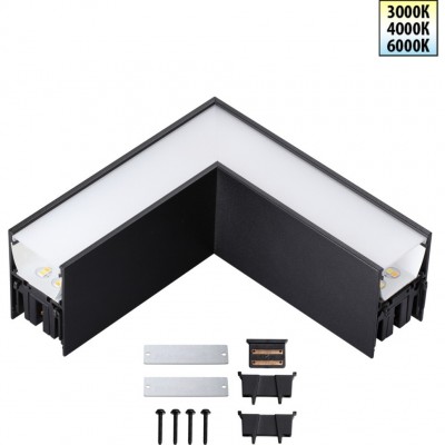 Светильник соединитель Novotech OVER «L» с переключ. цв. температуры IP20 LED Ra90 Lm560 8W 220-240V 3000К\4000К\6000К FATTO 359609