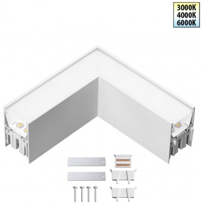 Светильник соединитель Novotech Over «L» с переключ. цв. температуры IP20 LED Ra90 Lm560 8W 220-240V 3000К\4000К\6000К FATTO 359608 Светильник соединитель Novotech Over «L» с переключ. цв. температуры IP20 LED Ra90 Lm560 8W 220-240V 3000К\4000К\6000К FATTO 359608