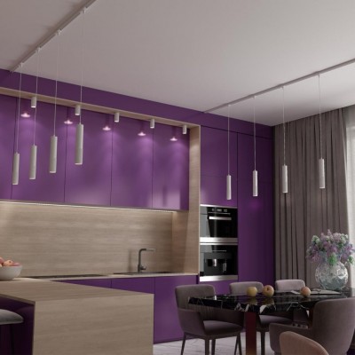 Трехфазный трековый светодиодный cветильник, провод 1м Novotech MAIS LED 358505