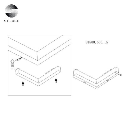 Магнитный трековый светильник ST Luce STANDI ST800.536.15