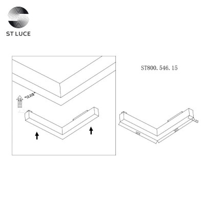 Магнитный трековый светильник ST Luce STANDI ST800.546.15