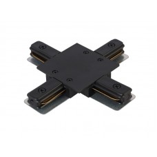 Соединитель X-образный (однофазный) для встраиваемого шинопровода Crystal Lux CLT 0.2211 04 BL