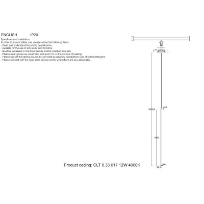 Светильник трековый магнитный Crystal Lux SPACE CLT 0.33 017 12W BL 4000K