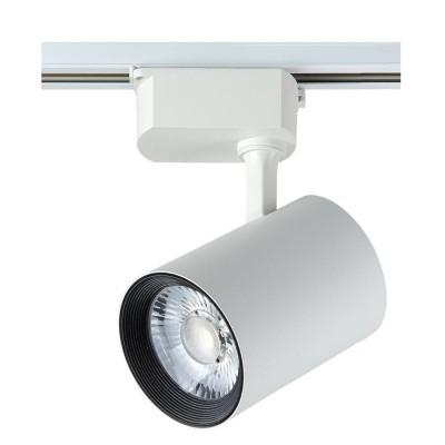 Трековый однофазный светильник Crystal Lux CLT 0.31 006 40W WH